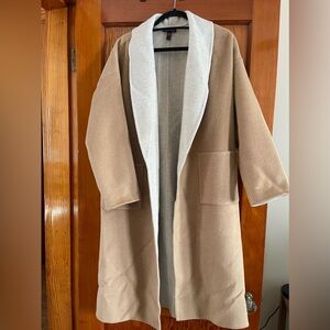 Eileen Fisher Doubleface Wool Cashmere Coat